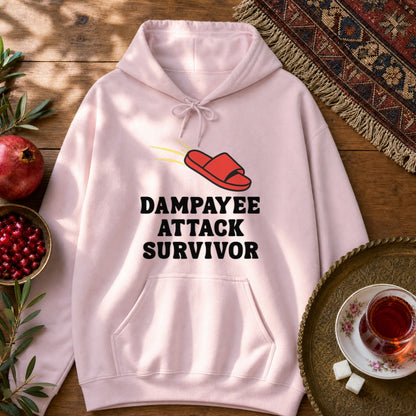 Dampayee Attack Survivor Hoodie - Light Pink