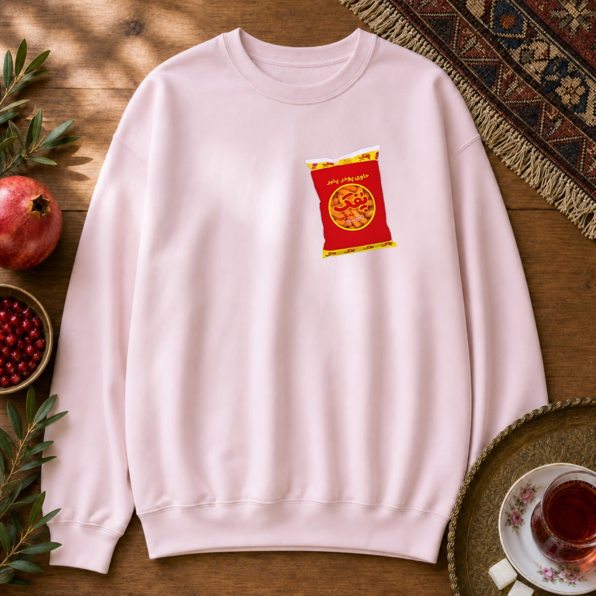 Pofak Namaki Sweatshirt - Light Pink