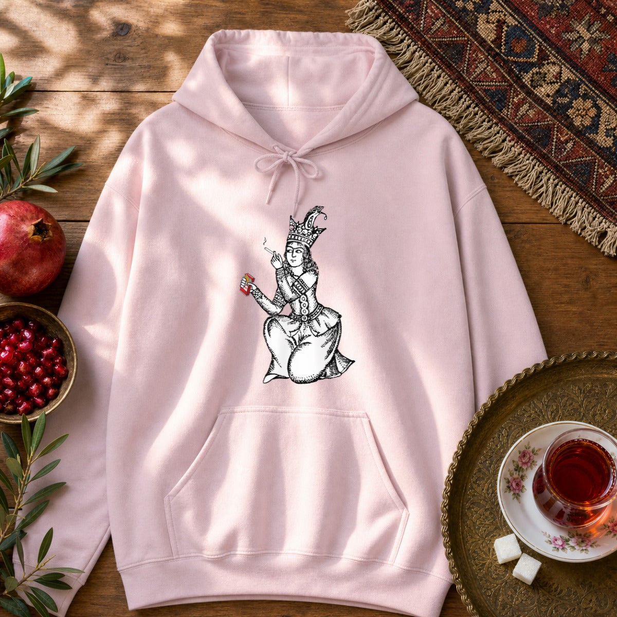 Bahman Hoodie - Light Pink