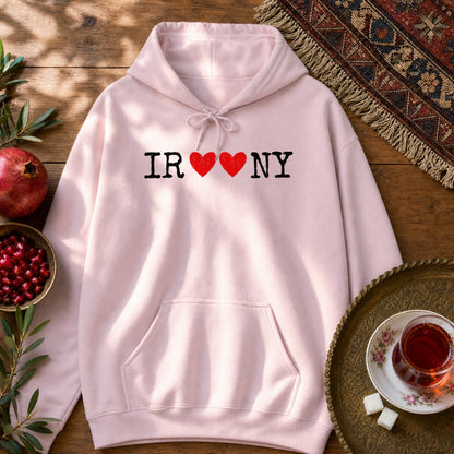 Iroony Hoodie - Light Pink