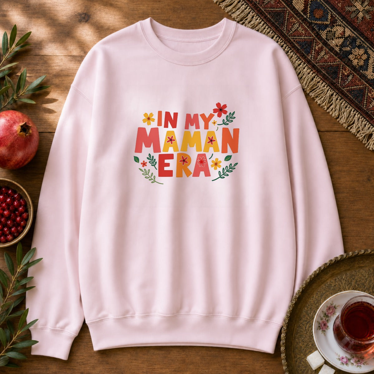 Maman Era Sweatshirt - Light Pink