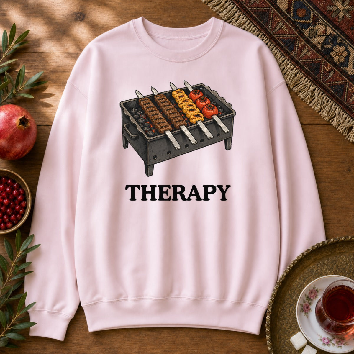 Therapy Sweatshirt - Light Pink