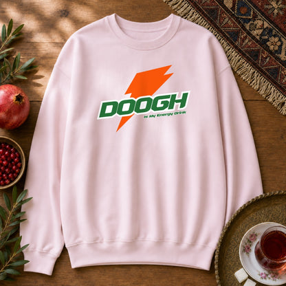 Doogh is My Energy Drink Sweatshirt - Light Pink