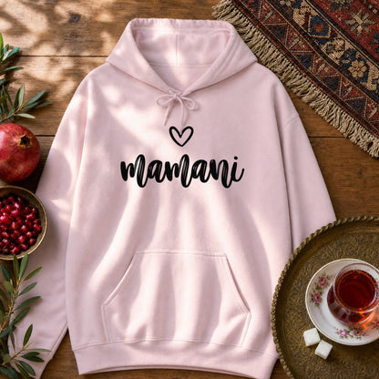 Mamani Heart Hoodie - Light Pink