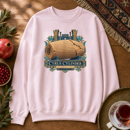 Cyrus Cylinder Sweatshirt - Light Pink