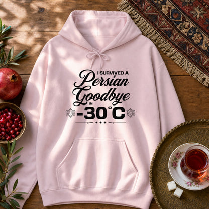 Persian Goodbye Survivor Hoodie - Light Pink