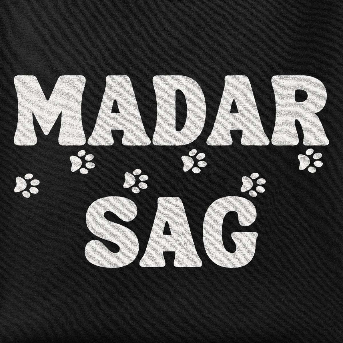 Close-up of the Madar Sag print showing ink detail on the fabric