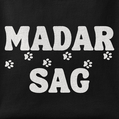 Close-up of the Madar Sag print showing ink detail on the fabric