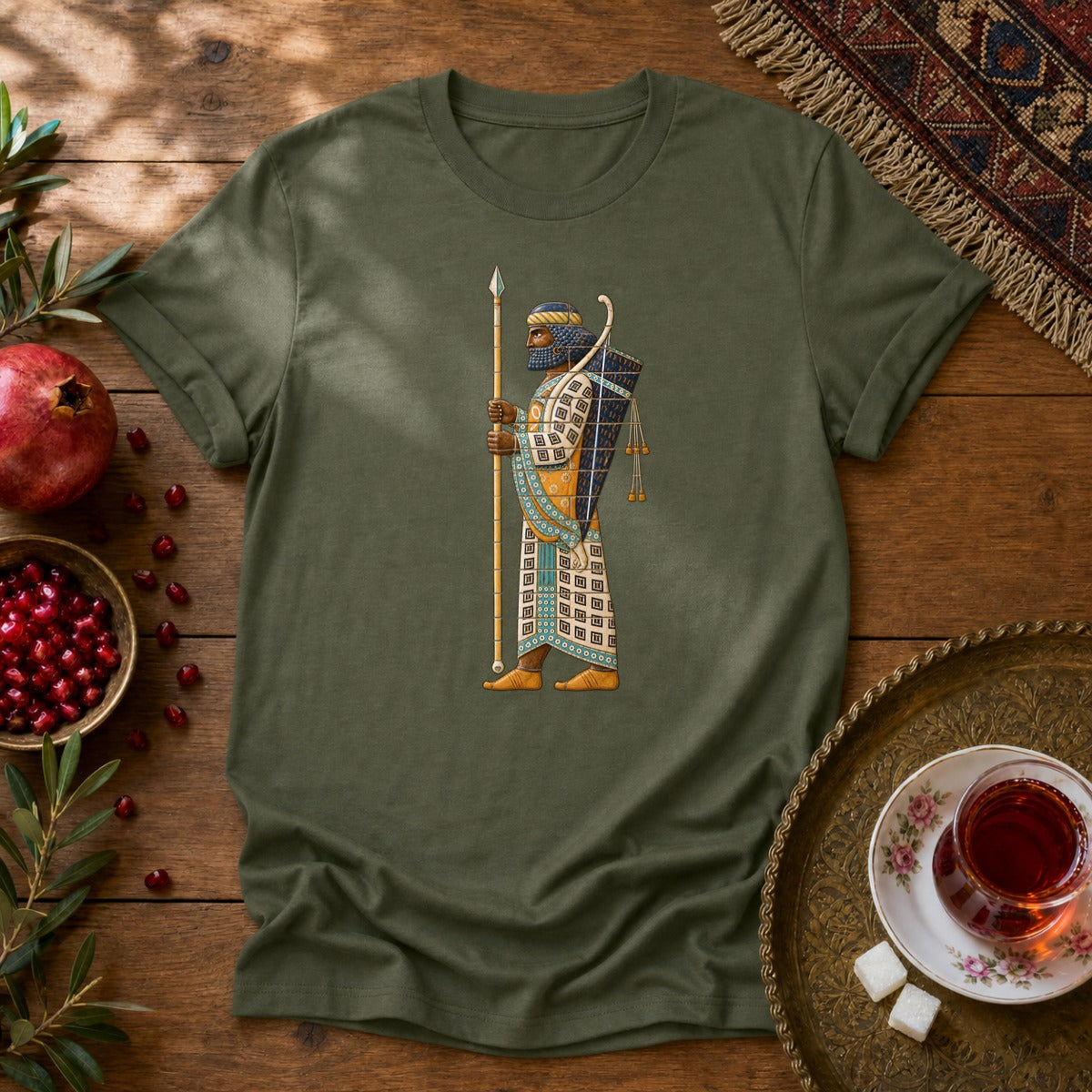 The Archer Unisex T-Shirt - Military Green