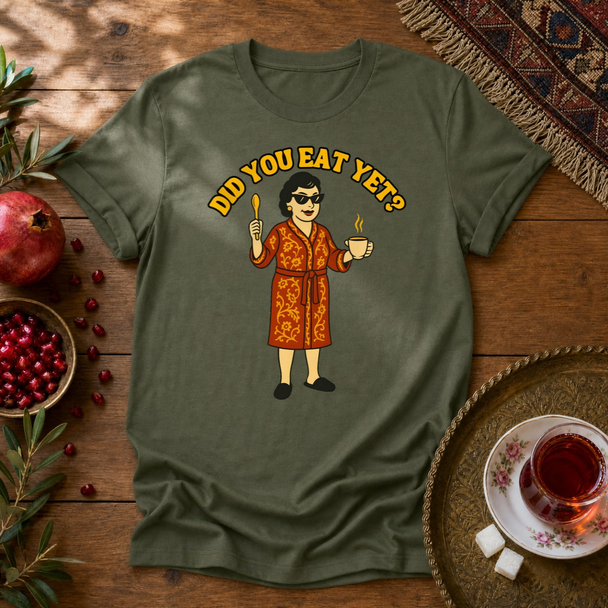 Did you eat yet? 2 Unisex T-Shirt - Military Green