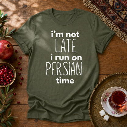 Persian Time Unisex T-Shirt - Military Green
