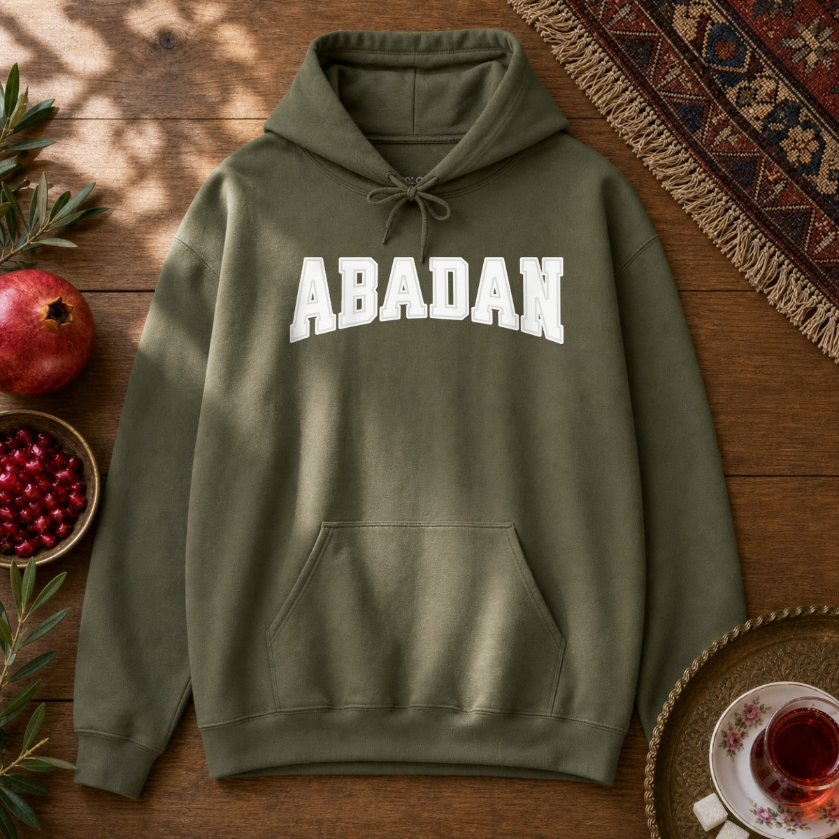 Abadan Hoodie - Military Green