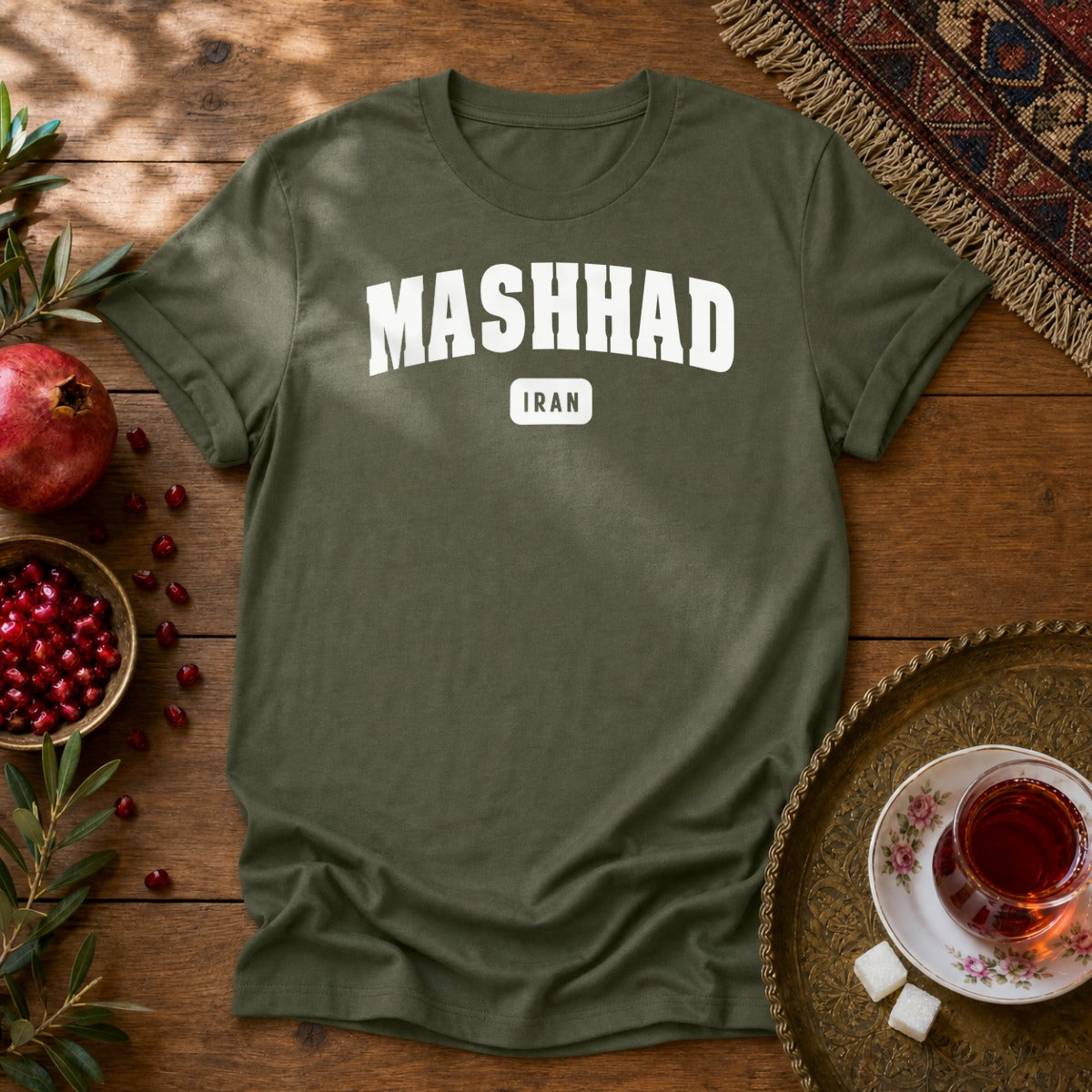 Mashhad Unisex T-Shirt - Military Green