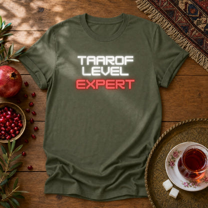 Taarof Level Expert Unisex T-Shirt - Military Green