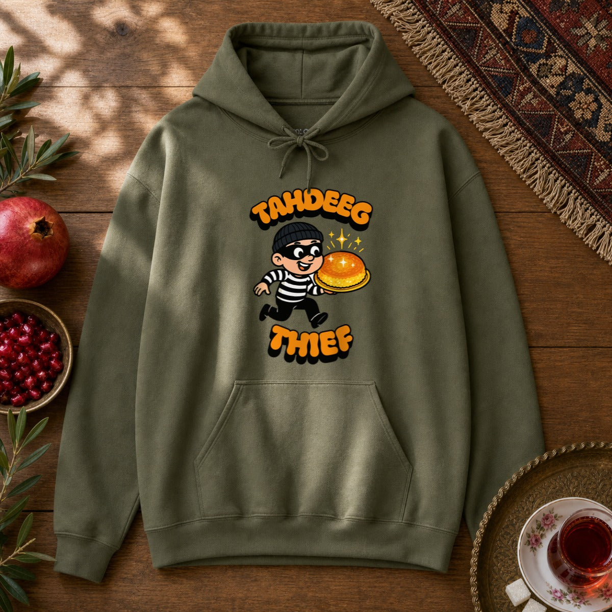 Tahdeeg Thief Hoodie - Military Green