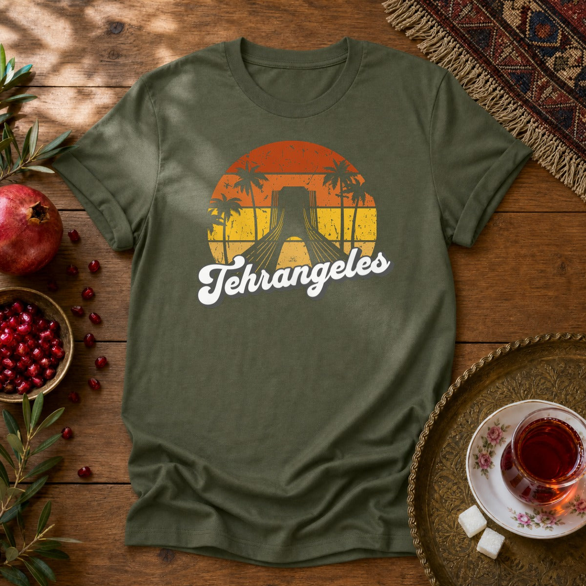 Tehrangeles Unisex T-Shirt - Military Green