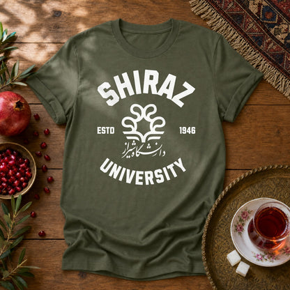 Shiraz University Unisex T-Shirt - Military Green