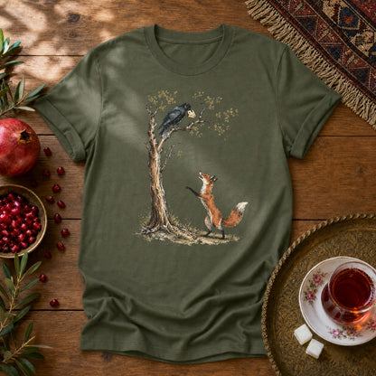 Roobah va Kalagh Unisex T-Shirt - Military Green