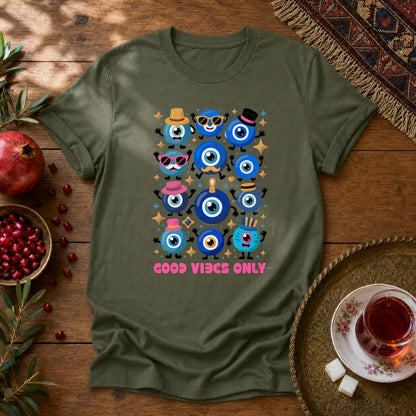 Good Vibes Only Unisex T-Shirt - Military Green