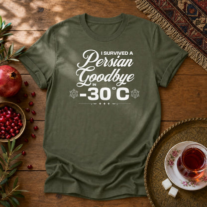 Persian Goodbye Survivor Unisex T-Shirt - Military Green