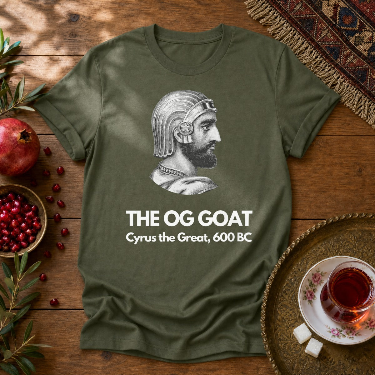 The OG GOAT Unisex T-Shirt - Military Green