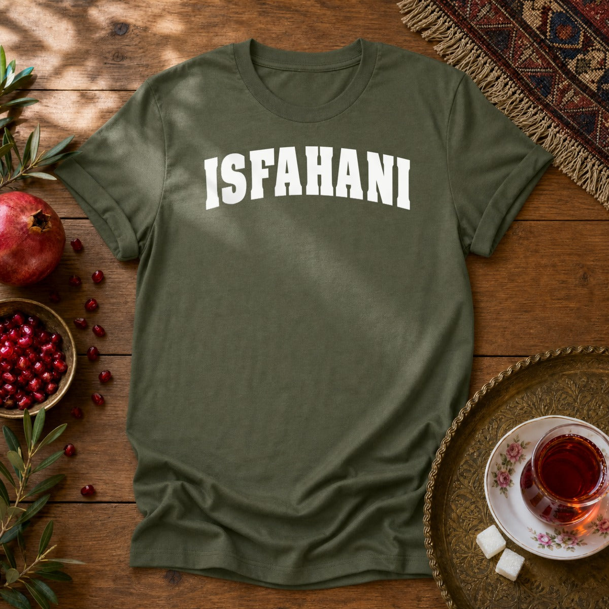 Isfahani Unisex T-Shirt - Military Green