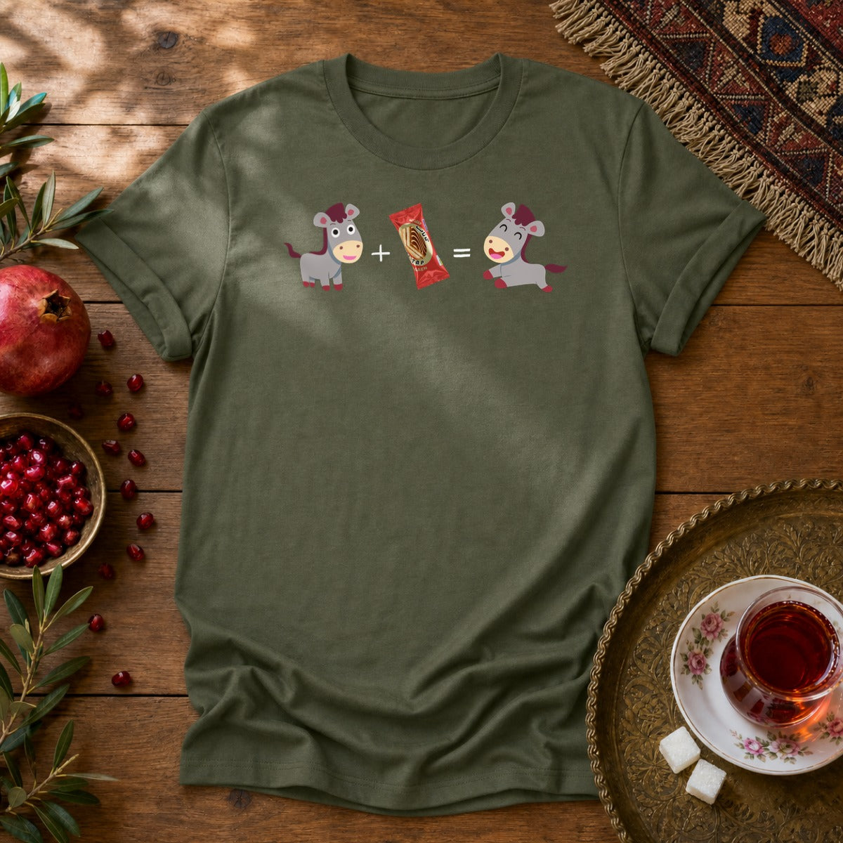Khar & Ti Tap Unisex T-Shirt - Military Green