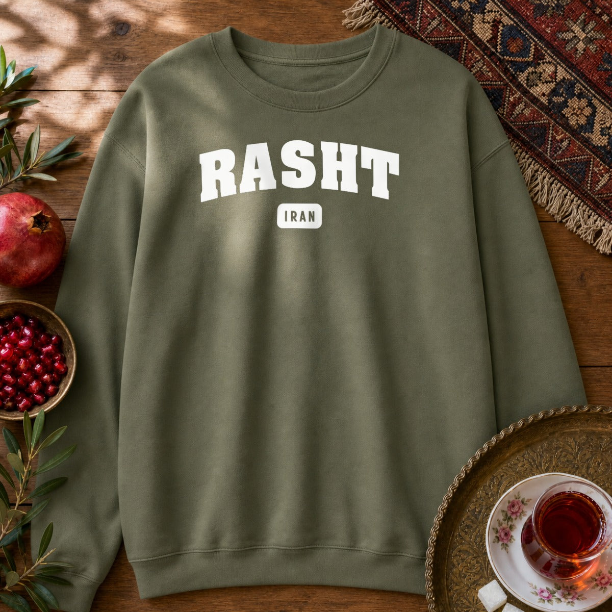 Rasht Sweatshirt - Military Green