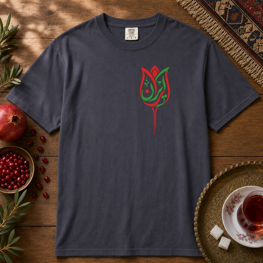 Iran Laleh Premium Tee - Navy