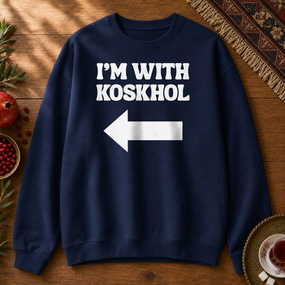 I'm with Koskhol - Right Sweatshirt - Navy