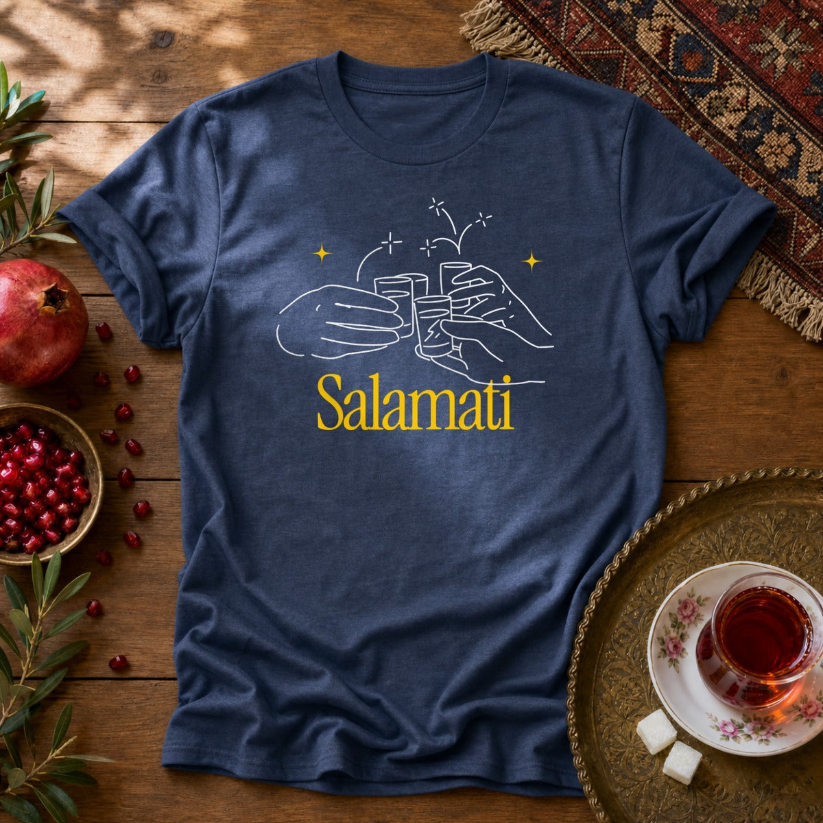 Salamati Shots Unisex T-Shirt - Navy