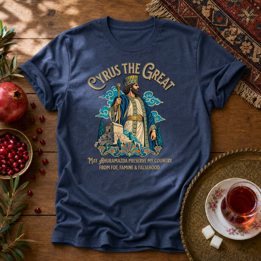 Cyrus the Great Unisex T-Shirt - Navy