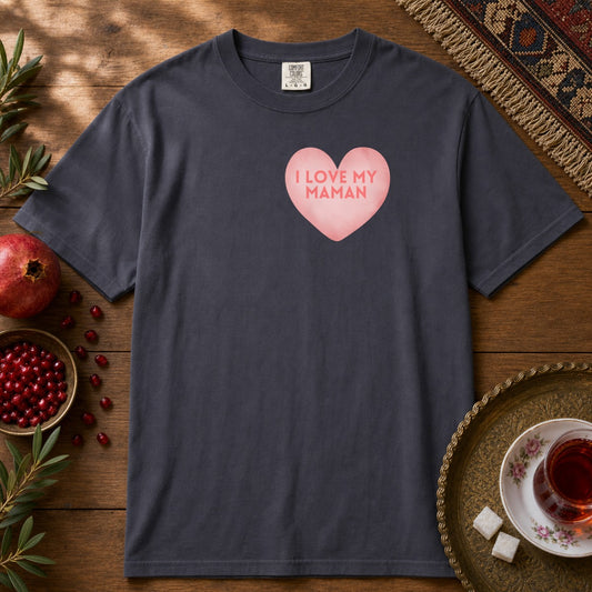 I love my Maman Premium Tee - Navy