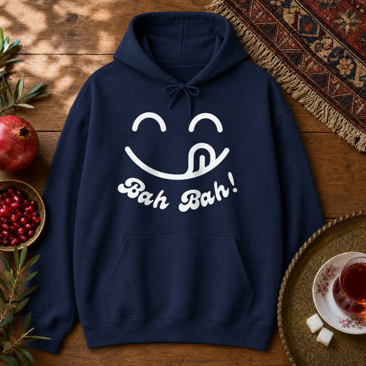 Bah Bah Hoodie - Navy