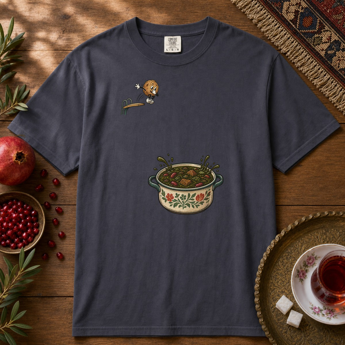 Brave Limoo Ammani Premium Tee - Navy