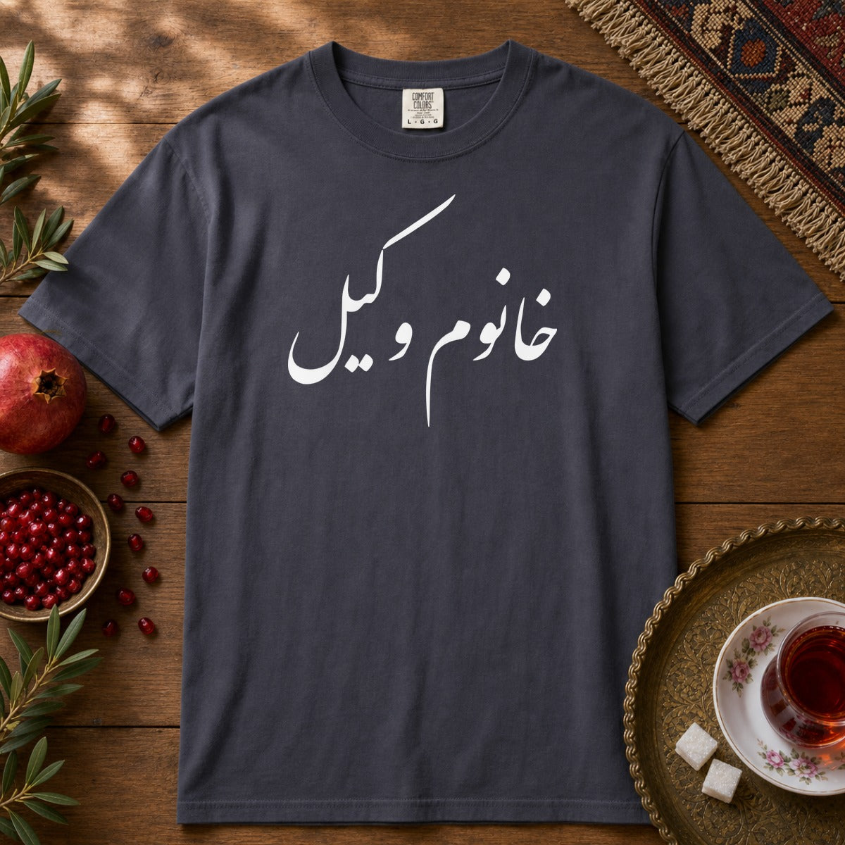 Khanoom Vakil Premium Tee - Navy
