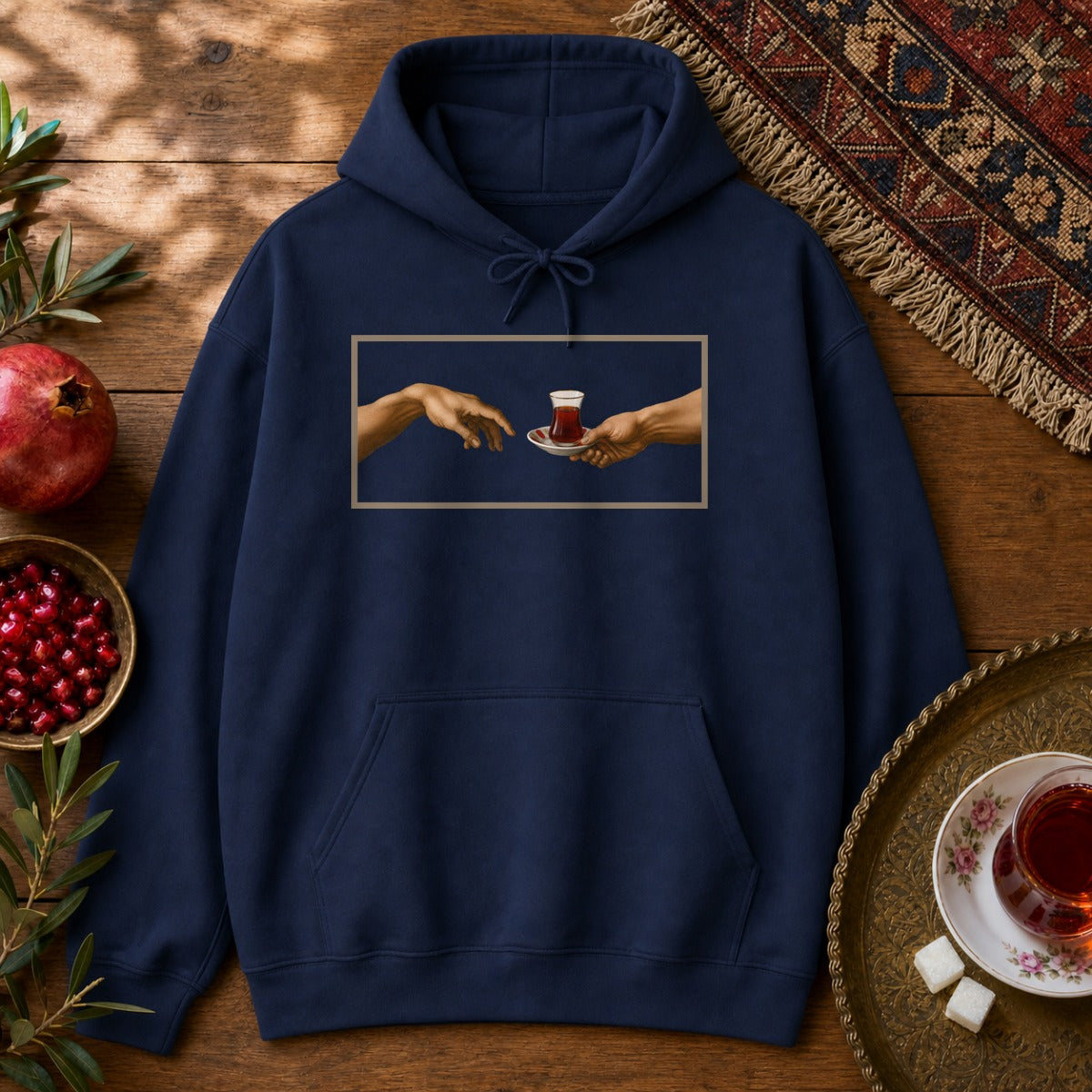 The Creation of Chayee Hoodie - Navy