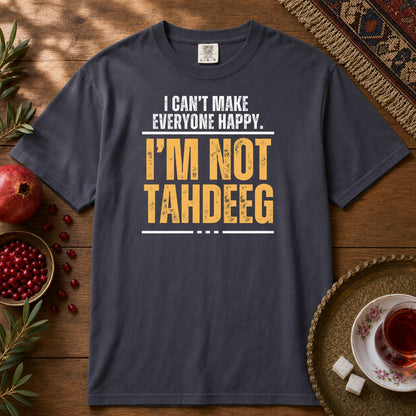 I'm Not Tahdeeg  Premium Tee - Navy