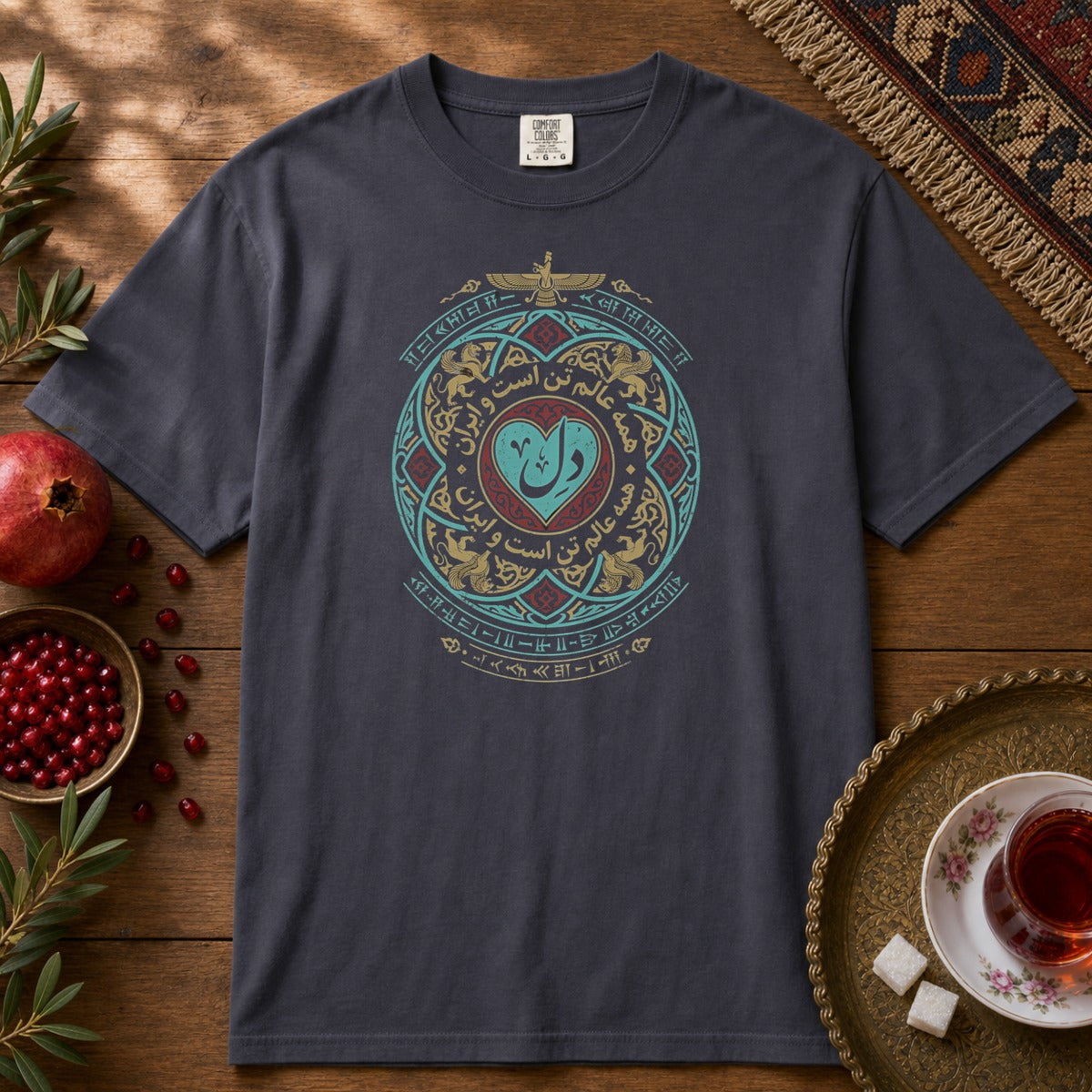 Iran Del Premium Tee - Navy
