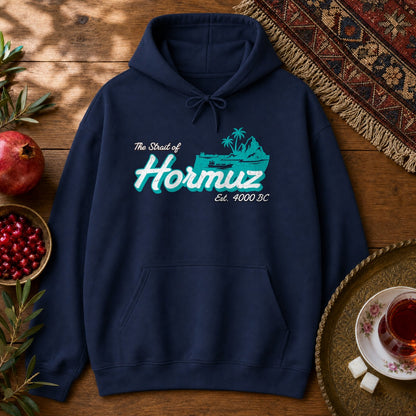 Strait of Hormuz Scene Hoodie - Navy