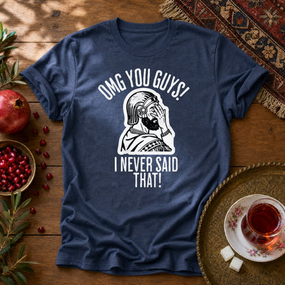 I Never Said That - Cyrus the Great Unisex T-Shirt - Navy