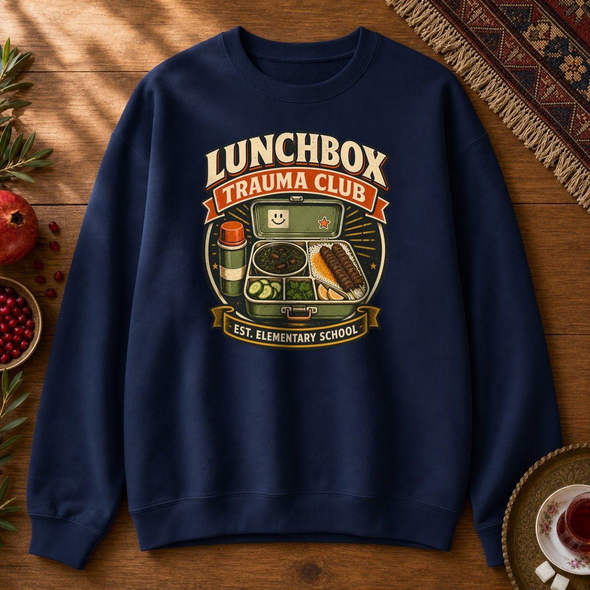 Lunchbox Trauma Club Sweatshirt - Navy