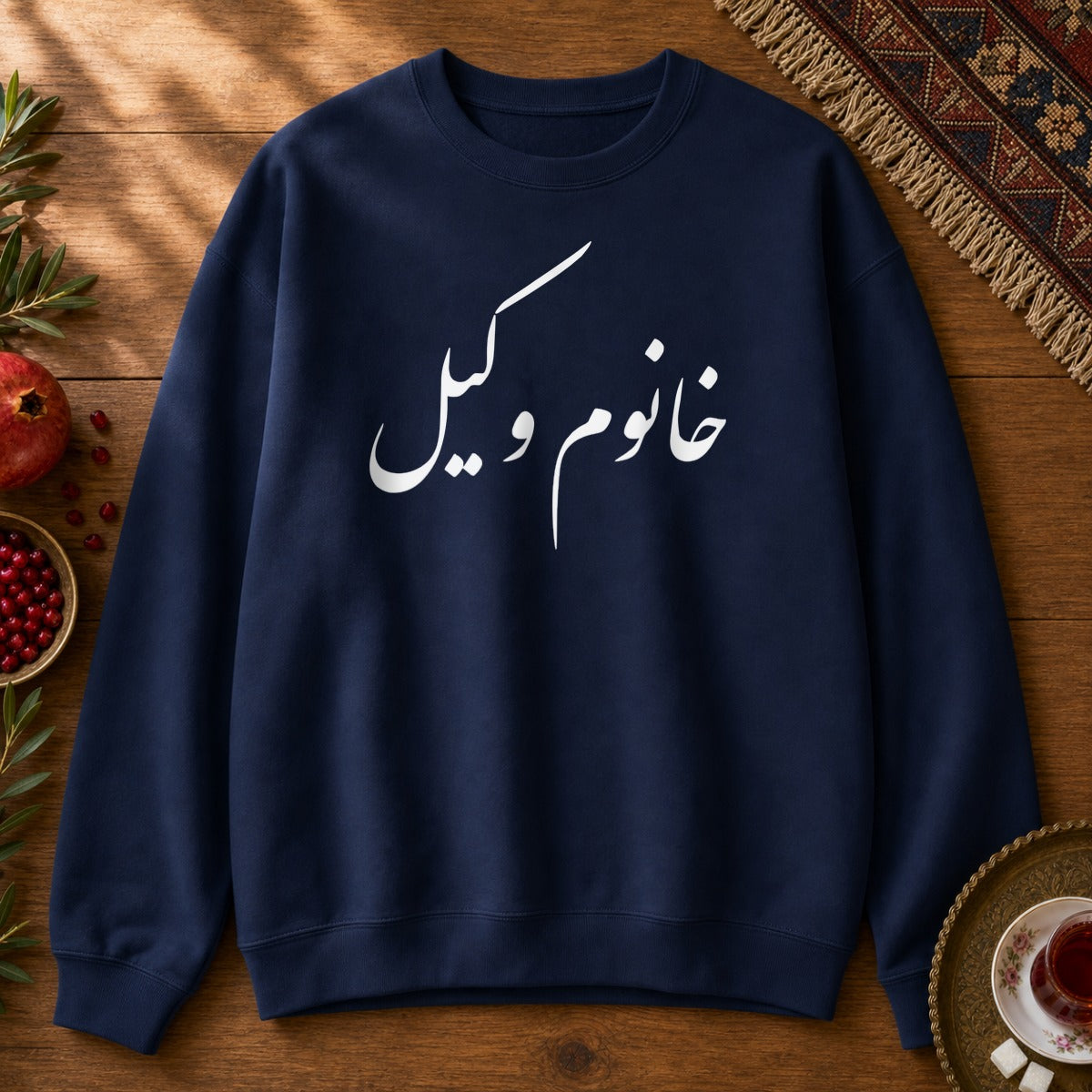 Khanoom Vakil Sweatshirt - Navy