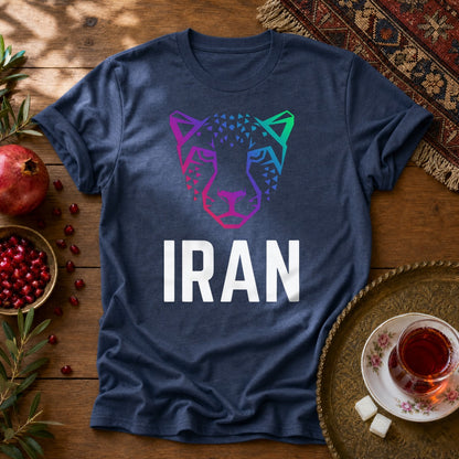 Persian Cheetah Unisex T-Shirt - Navy