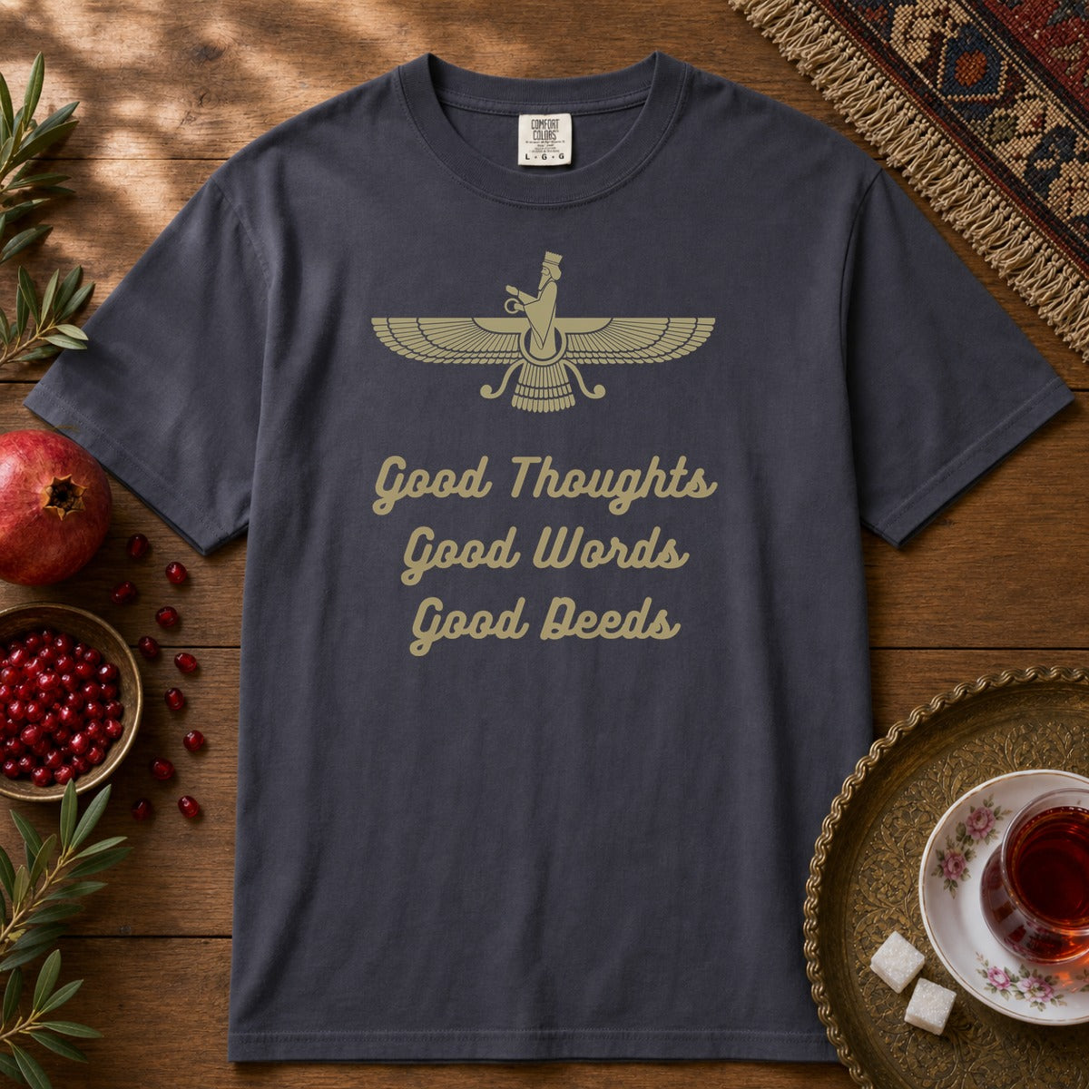 Farvahar Premium Tee - Navy