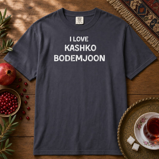 I Love Kashko Bodemjoon Premium Tee - Navy