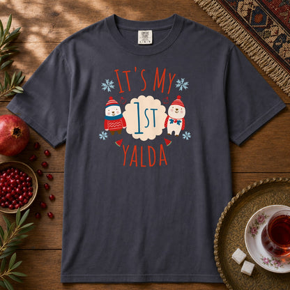 My First Yalda Premium Tee - Navy