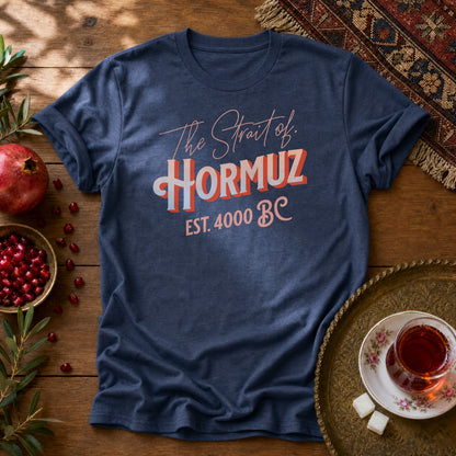 The Strait of Hormuz Unisex T-Shirt - Navy