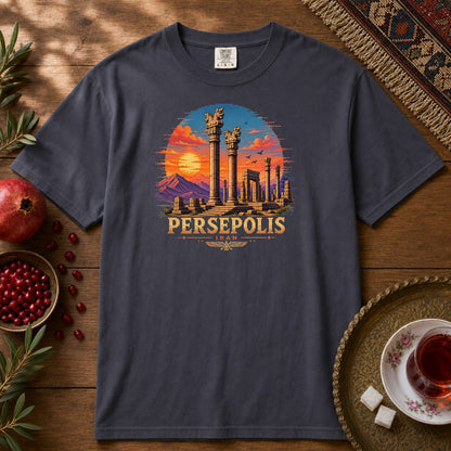 Persepolis - Pixel Art Premium Tee - Navy