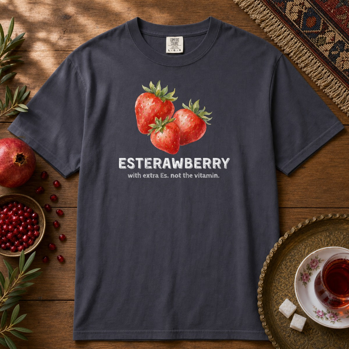 Esterawberry Premium Tee - Navy